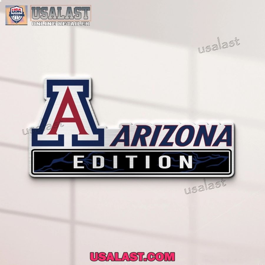 Arizona Wildcats Edition 3D Car Emblem Badge