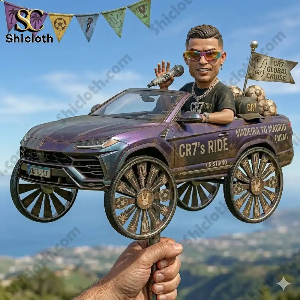 Cristiano Ronaldo x Lamborghini Urus Wind Spinner For Garden