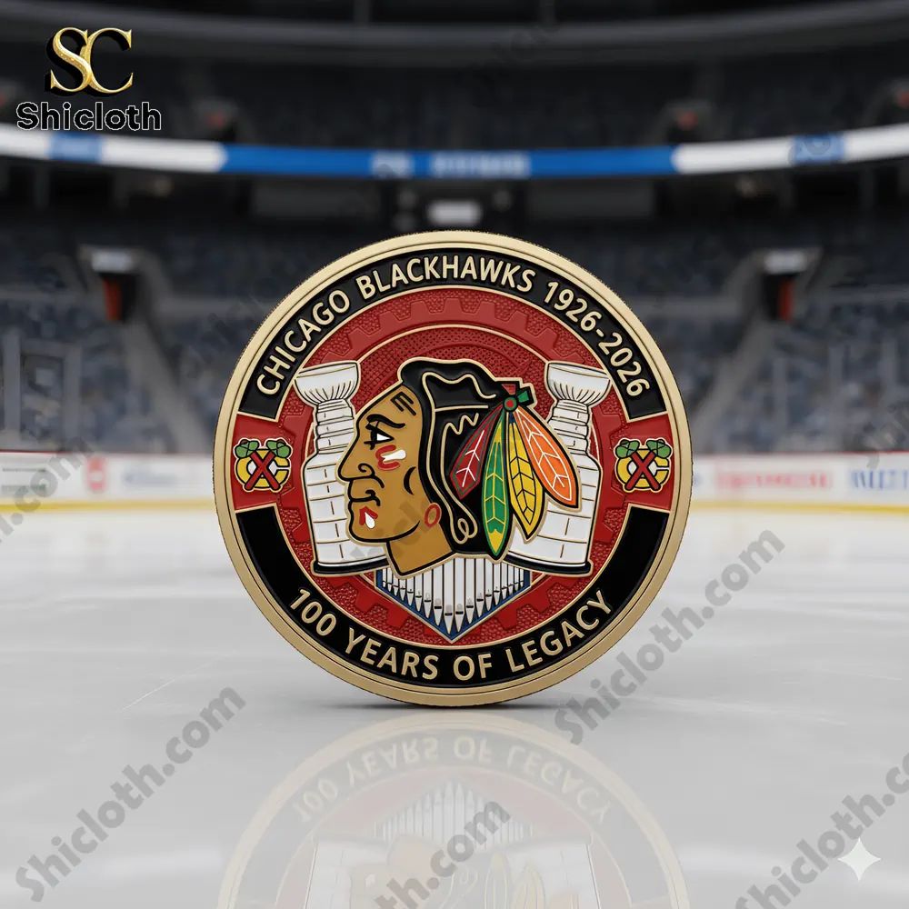 Chicago Blackhawks 100th Anniversary Commemorative Coin
