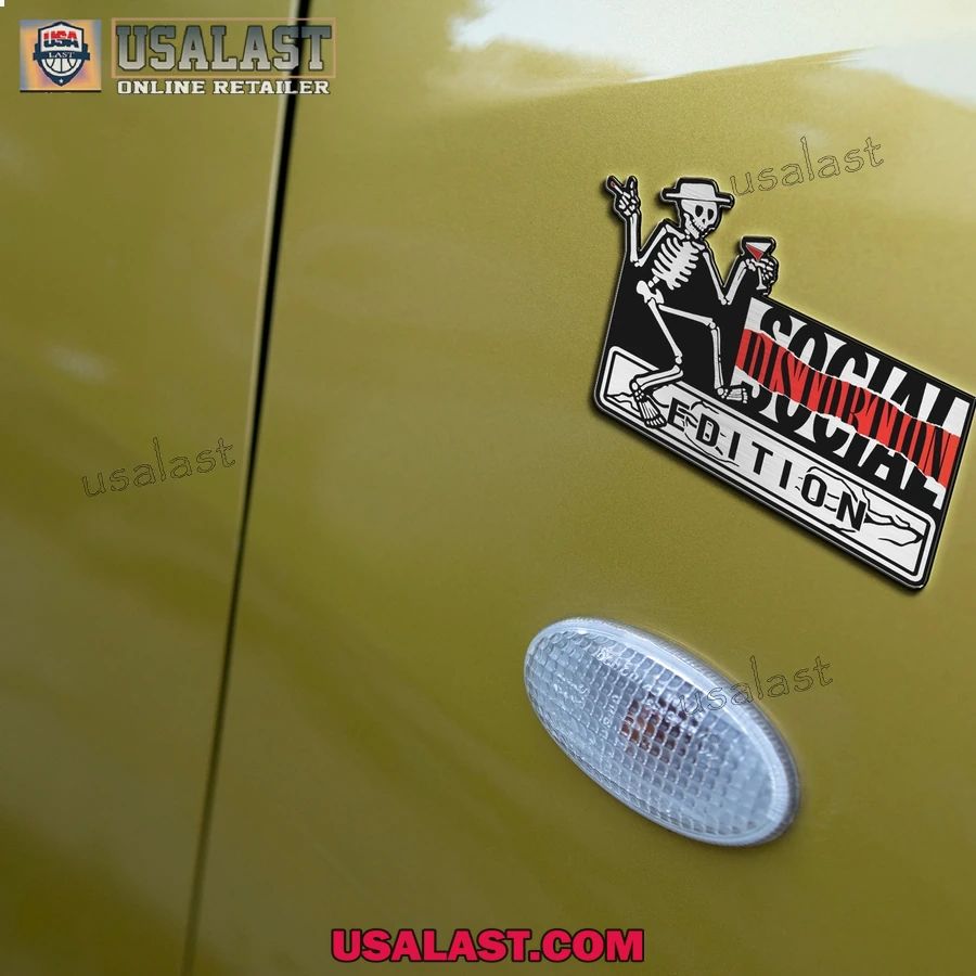 Social Distortion Rock Edition Custom 3D Car Badge Sticker