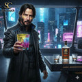 Cyberpunk 2077 Johnny Silverhand Night City Whiskey Glass
