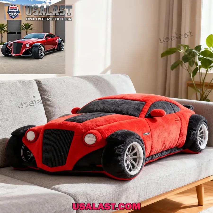 Personalized Car Photo Plush Pillow