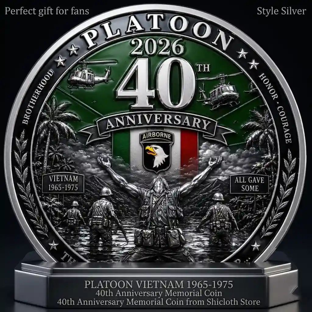 PLATOON VIETNAM 1965-1975 40th Anniversary Memorial Coin