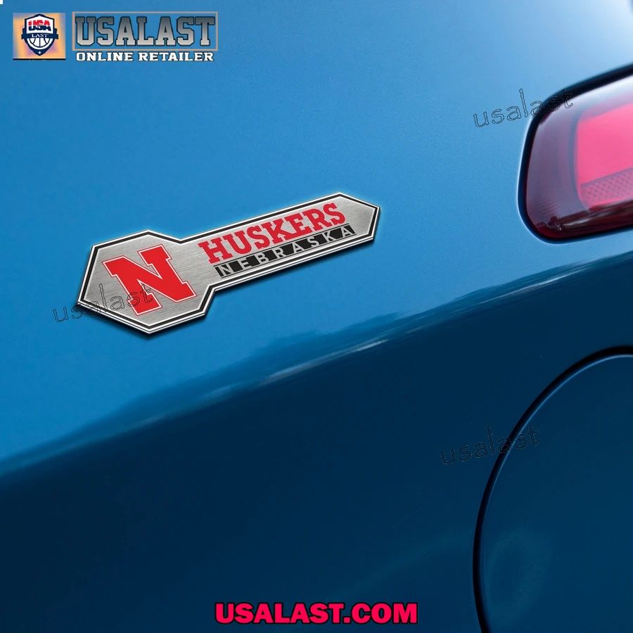 Nebraska Cornhuskers Edition 3D Car Badge Sticker