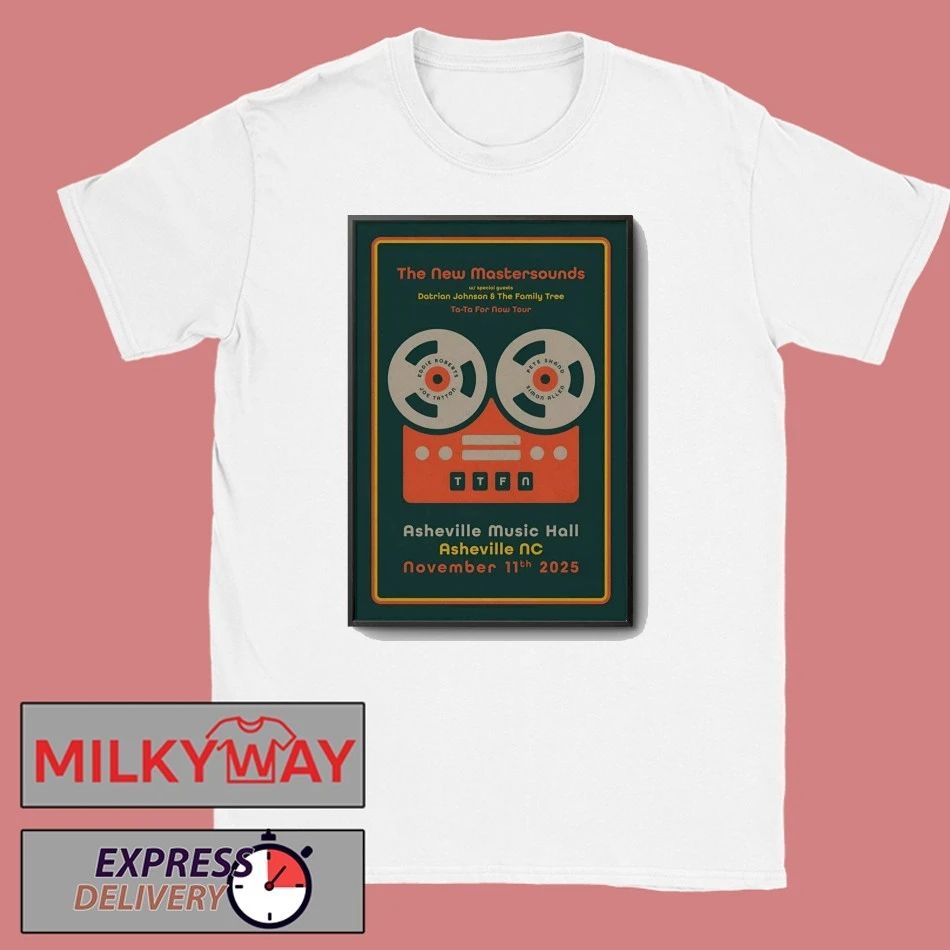 The New Mastersounds In Asheville NC On Nov 11 2025 Poster shirt