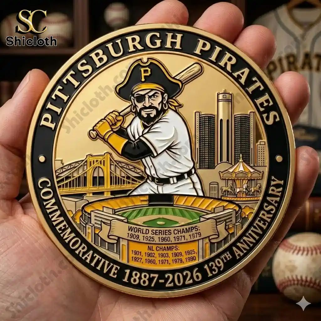 Pittsburgh Pirates Anniversary Commemorative Coin (1887-2026)