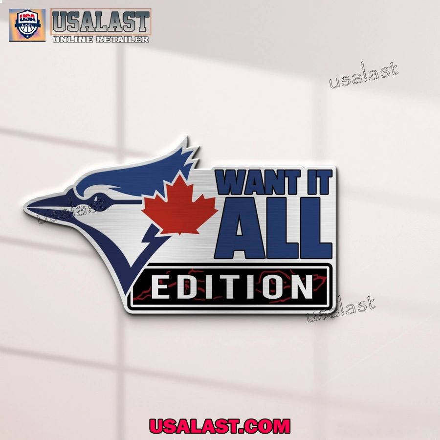 Toronto Blue Jays Edition Engraved Car Name Badge