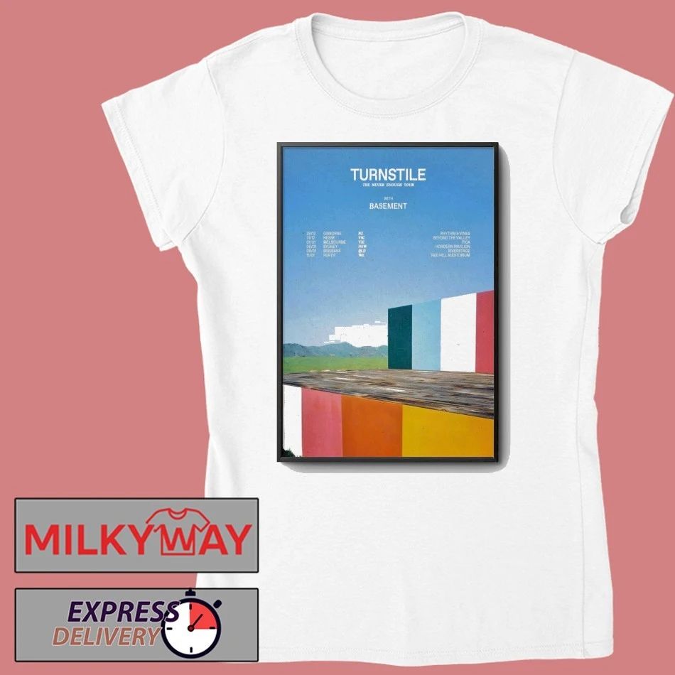 Turnstile The Never Enough 2025 2026 Tour Poster shirt