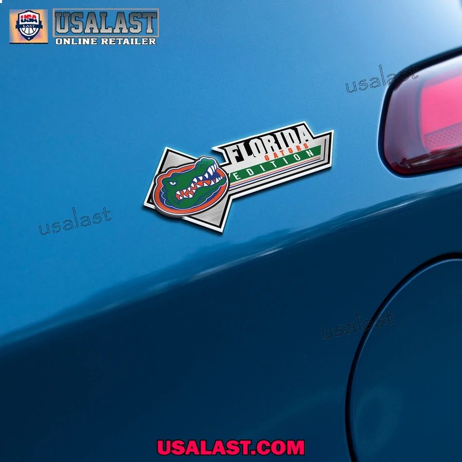 Florida Gators Edition 3D Car Badge Sticker
