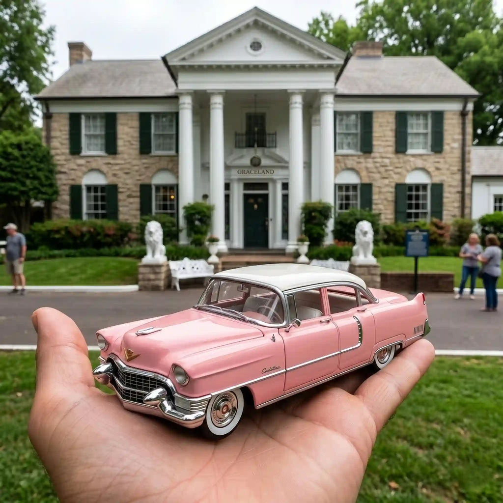 Wheels Elvis Presley 90th Anniversary Pink Cadillac Collector Edition