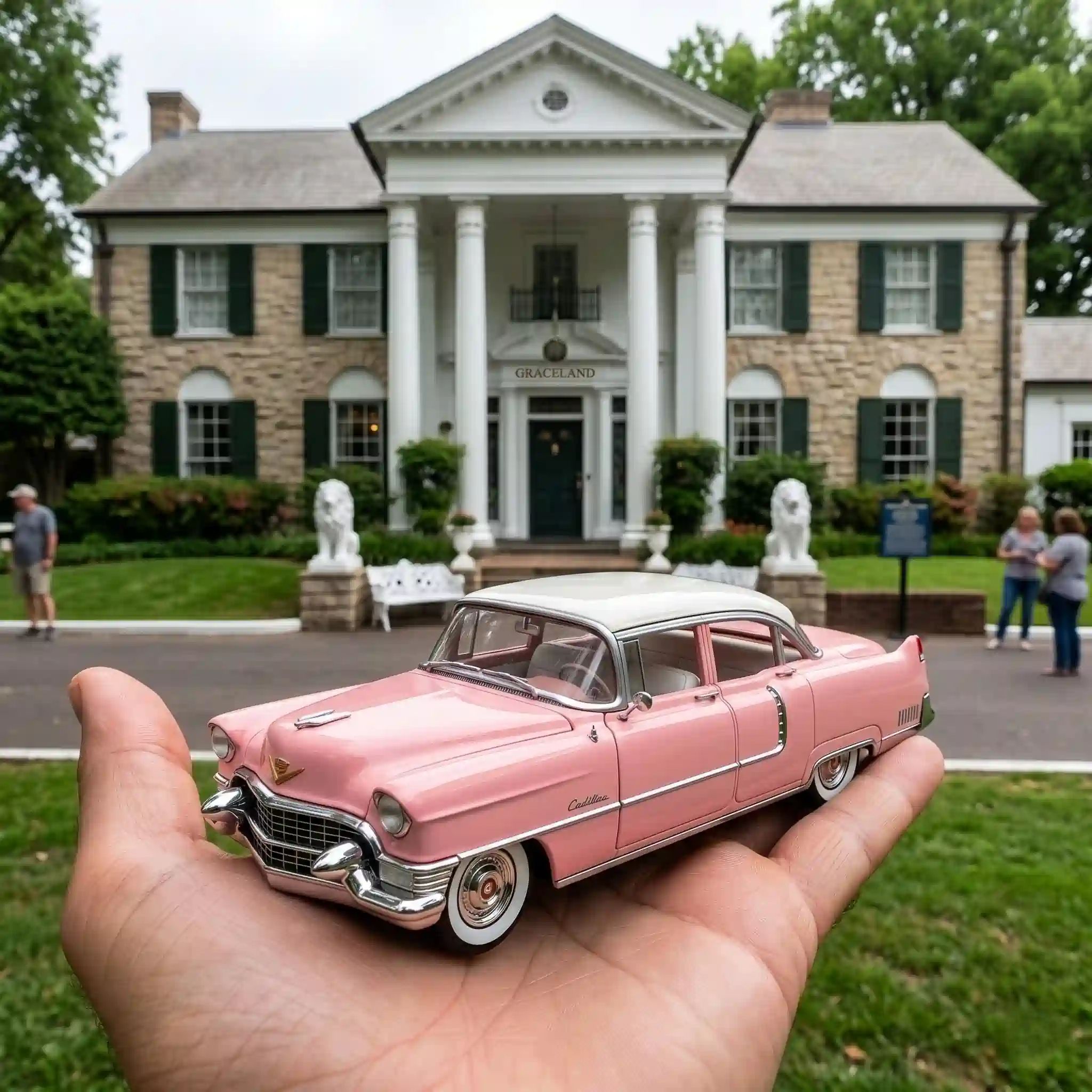 Wheels Elvis Presley 90th Anniversary Pink Cadillac Collector Edition