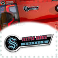 Seattle Kraken Edition 3D Engraved Car Name Emblem