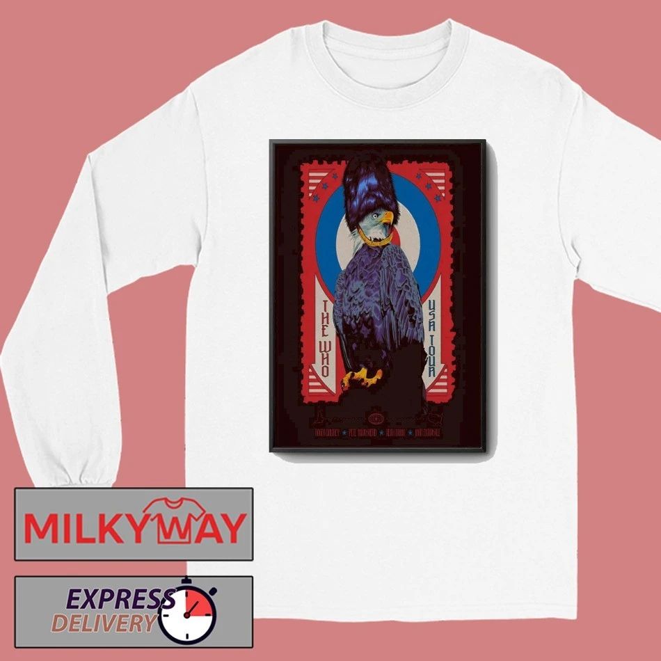 The Who 60th Anniversary 2025 American Tour Poster shirt