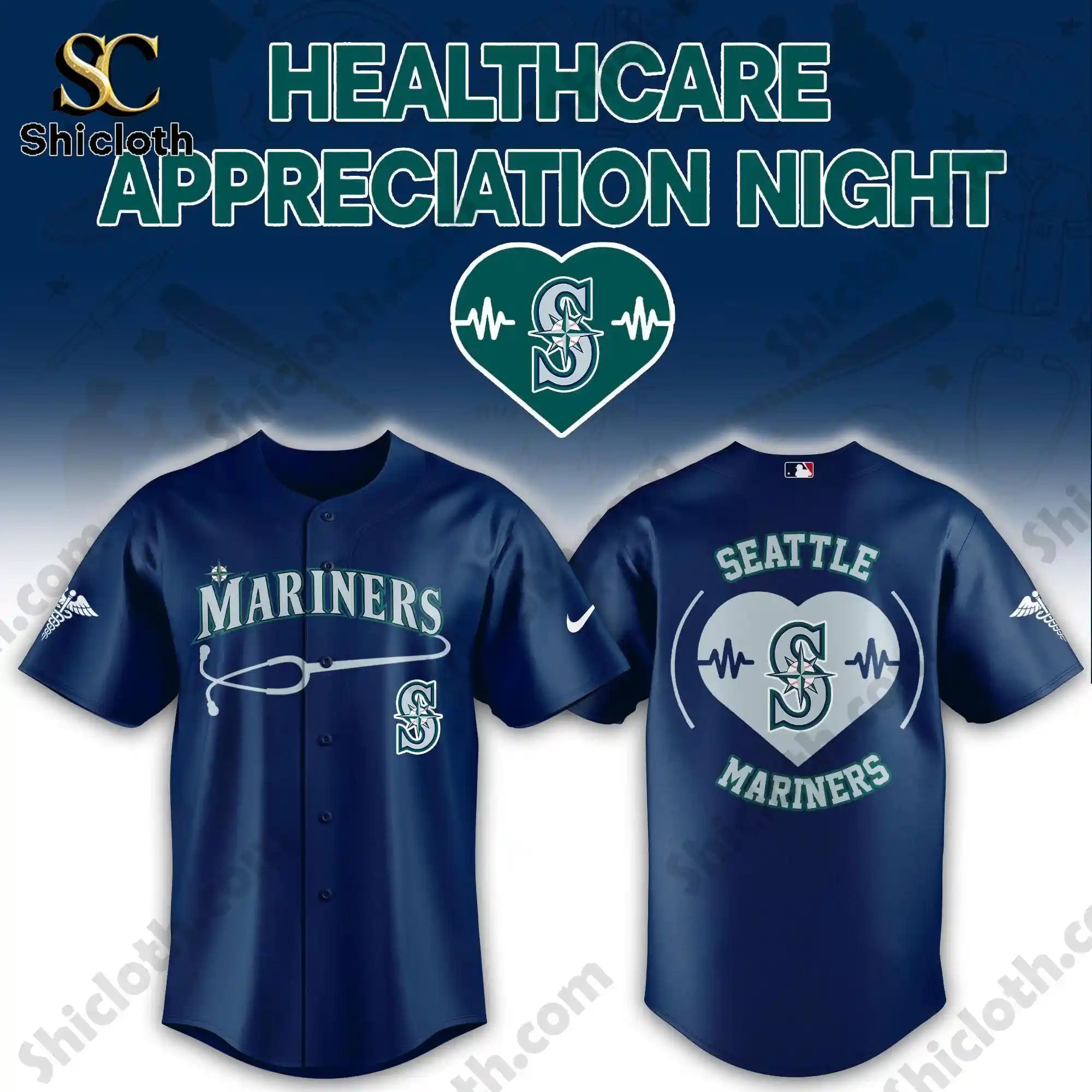Seattle Mariners Healthcare Appreciation Night Limited Edition Jersey 2026