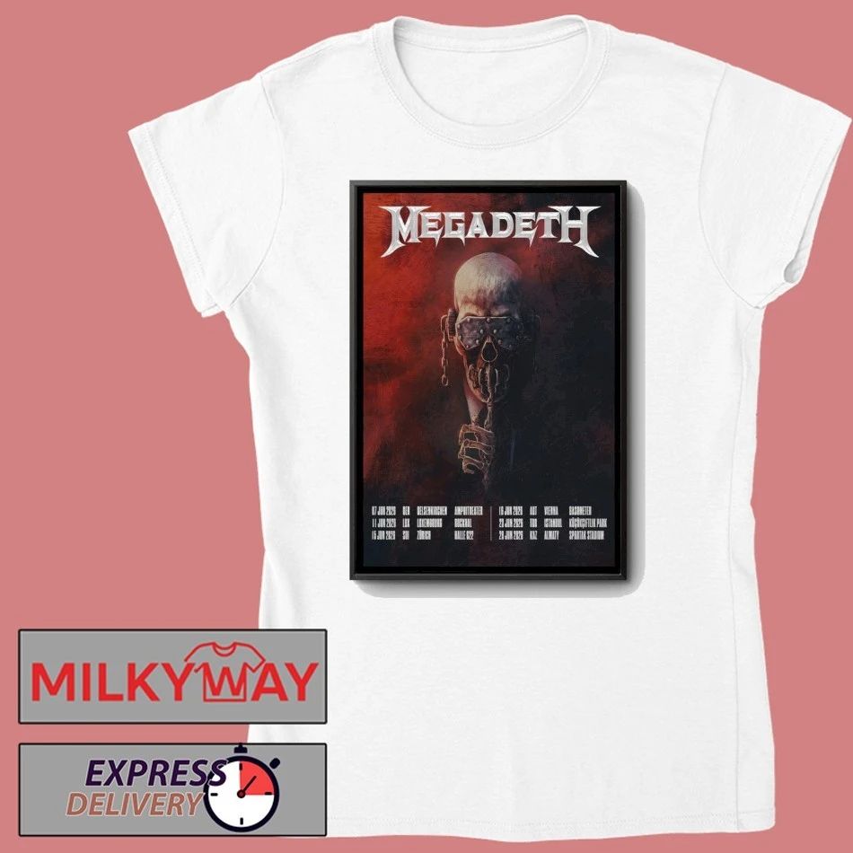 Megadeth Tour Jun 2026 Poster shirt