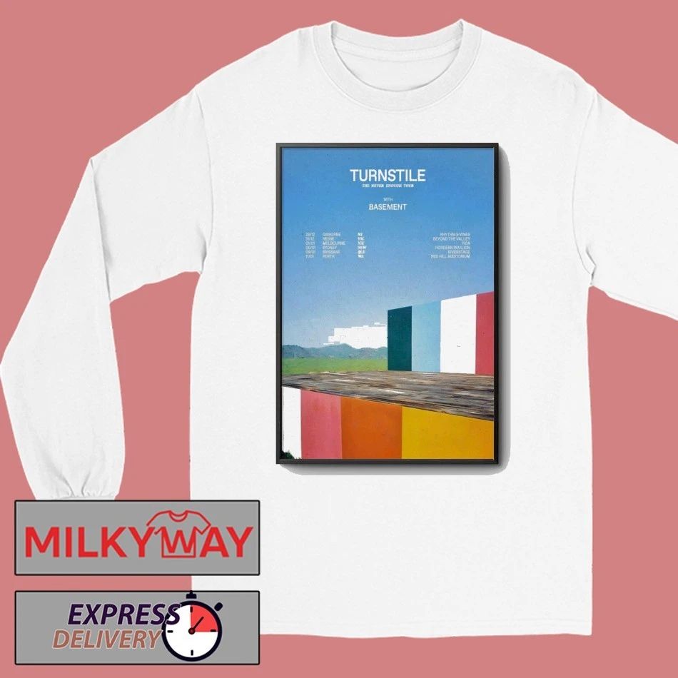 Turnstile The Never Enough 2025 2026 Tour Poster shirt