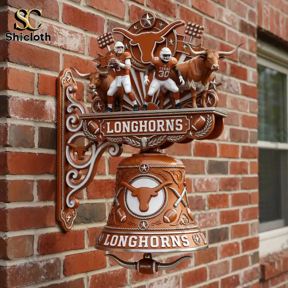 Texas Longhorns Premium Wall Bell