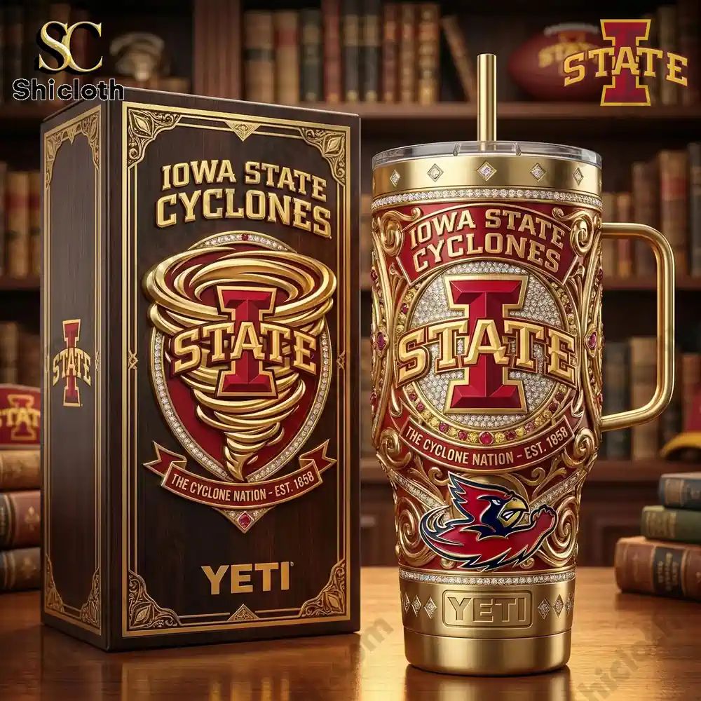 Iowa State Cyclones 40oz Tumbler With Handle