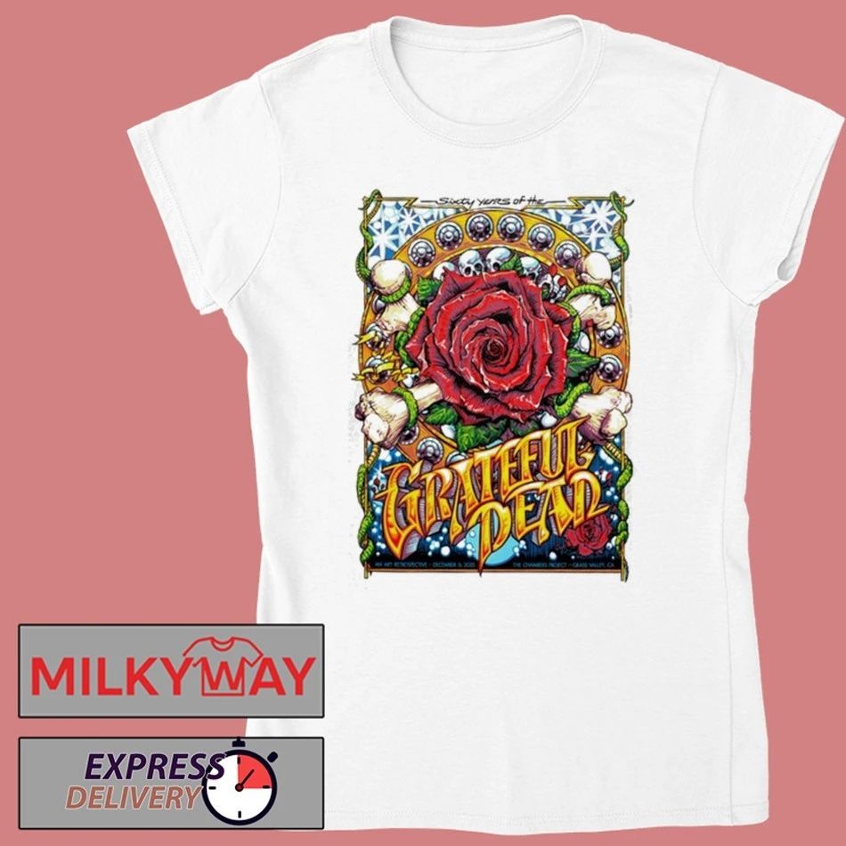 60 Years Of The Grateful Dead In Nevada City CA On Dec 6 2025 shirt
