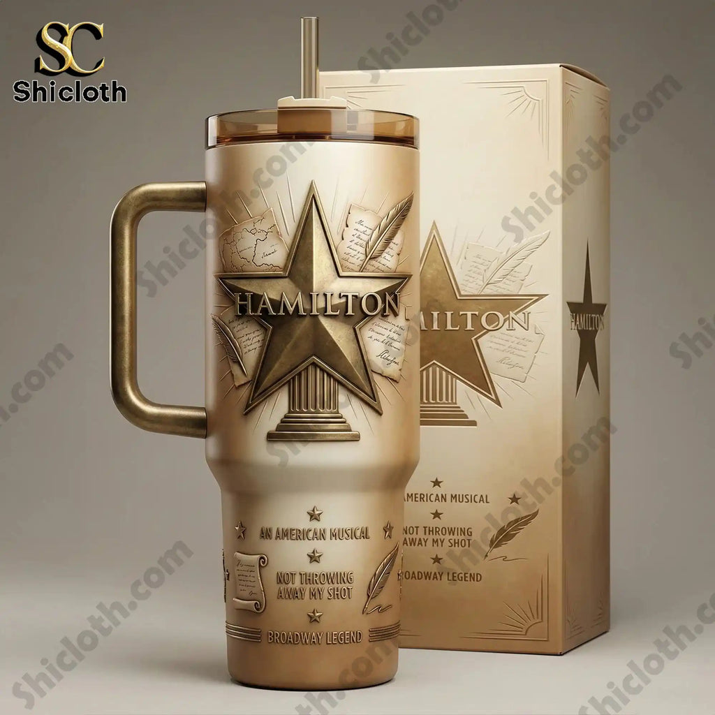 Hamilton An American Musical 40oz Tumbler With Handle