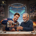 New York Rangers Blueshirts 100Th Anniversary Commemorative Whiskey Bottle