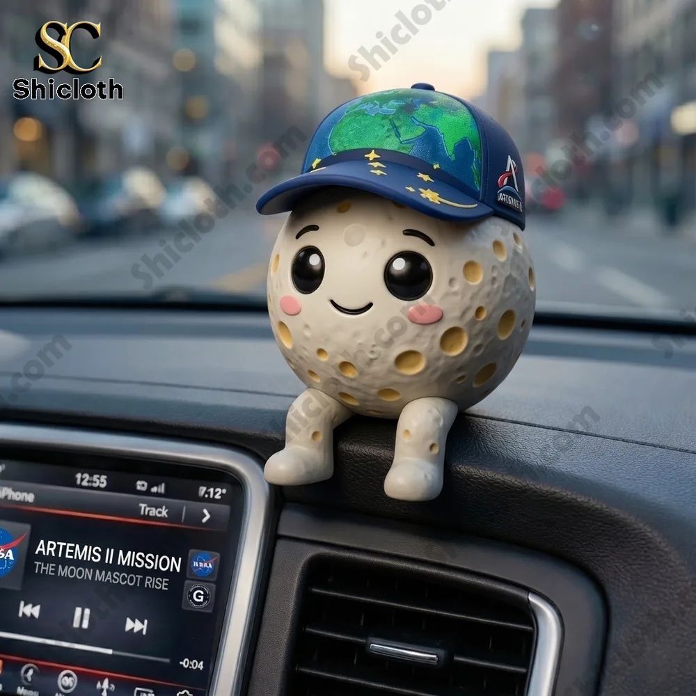 Artemis II Moon Mascot Rise Decorative Pop! 3D Figurine