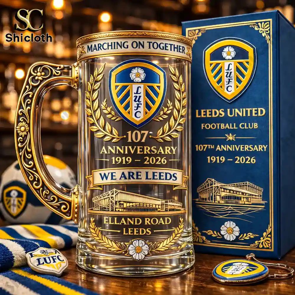 Leeds United’s 107th Anniversary Collector Beer Glass