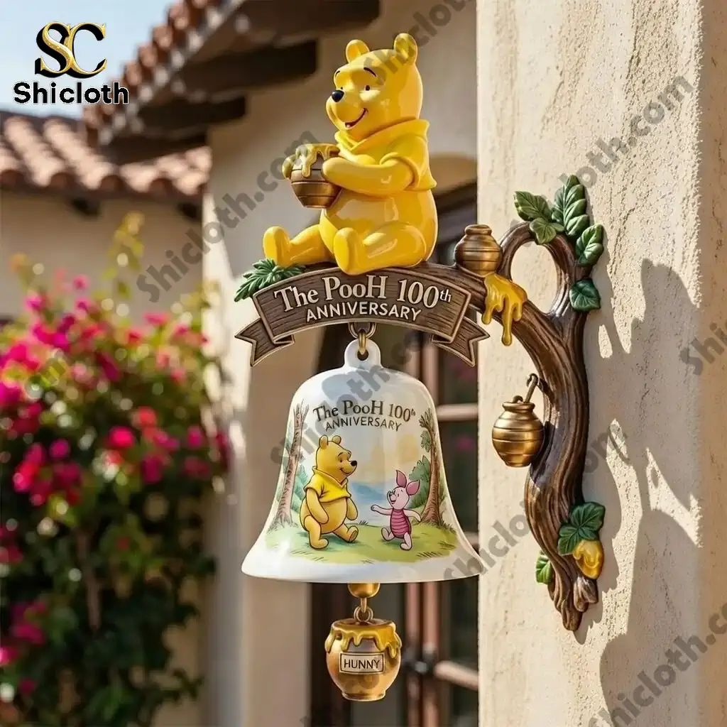 The Pooh 100th Anniversary Commemorative Wall Bell