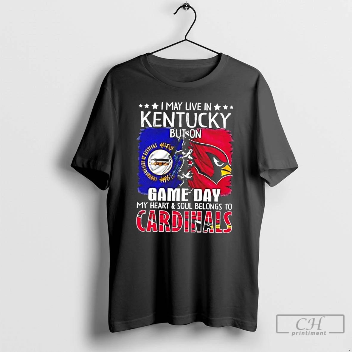 Premium I May Live In Kentucky But On Gameday My Heart And Soul Belongs To