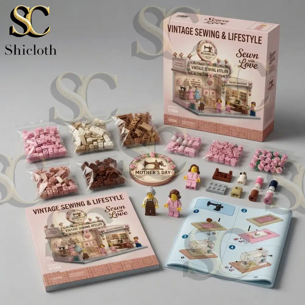 Mother’s Day Vintage Sewing Atelier Building Block Set