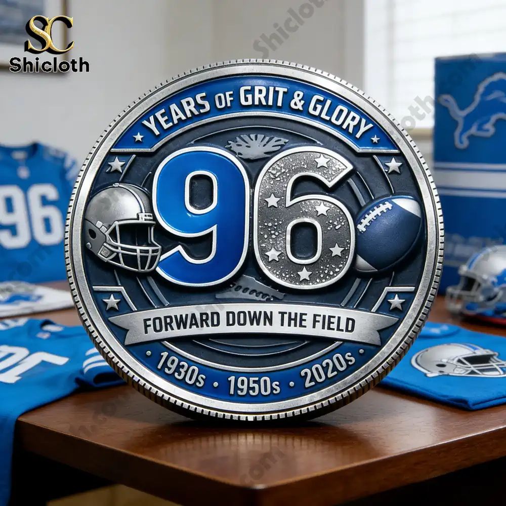 NEW Detroit Lions 96th Anniversary Commemorative Coin