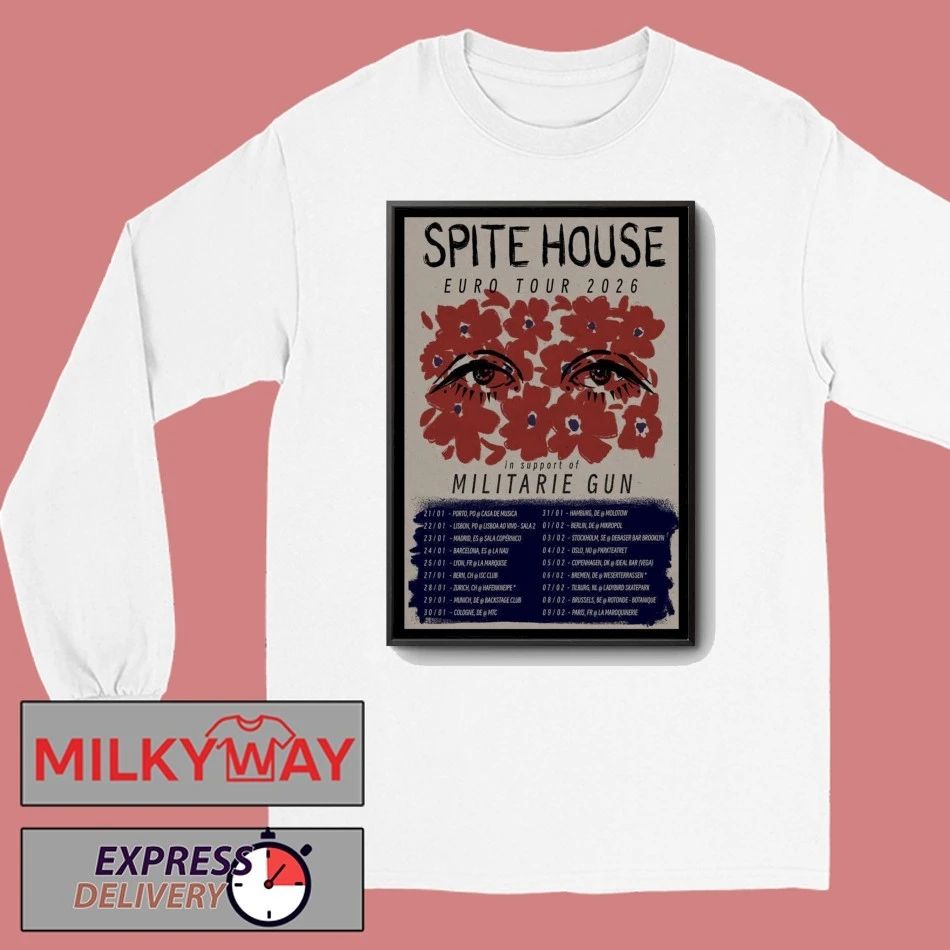 Spite House Euro Tour 2026 Poster shirt