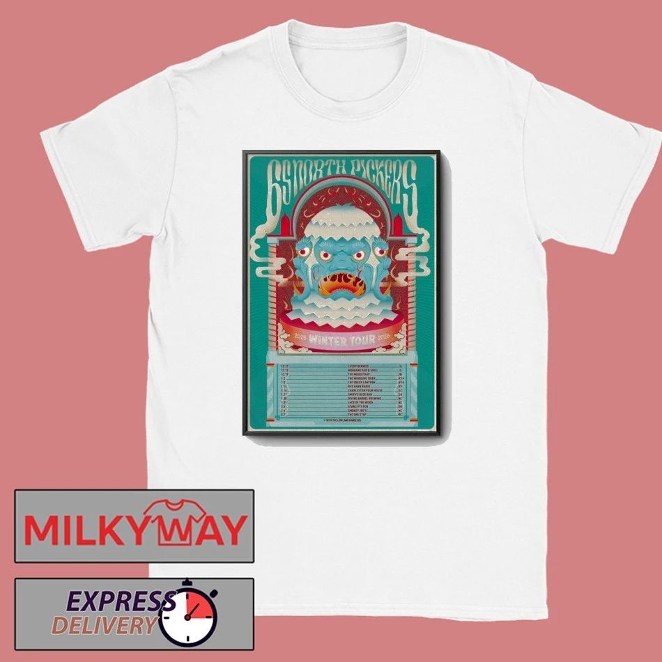 65 North Pickers Winter 2026 Tour Poster shirt