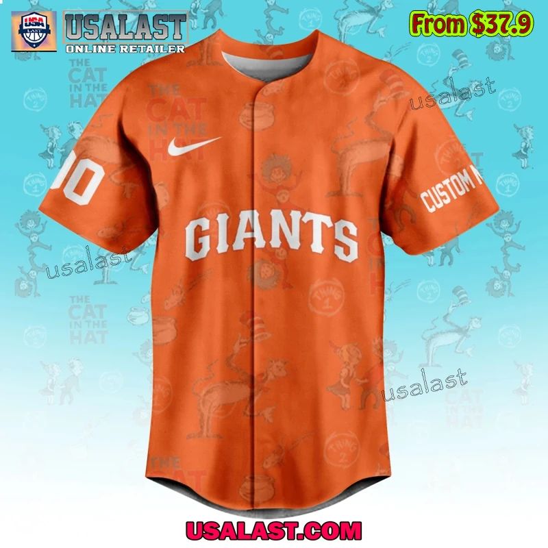 San Francisco Giants x Dr Seuss Baseball Jersey