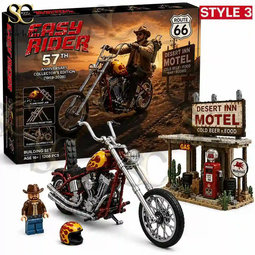 Easy Rider Route 66 Anniversary Collector Building Set