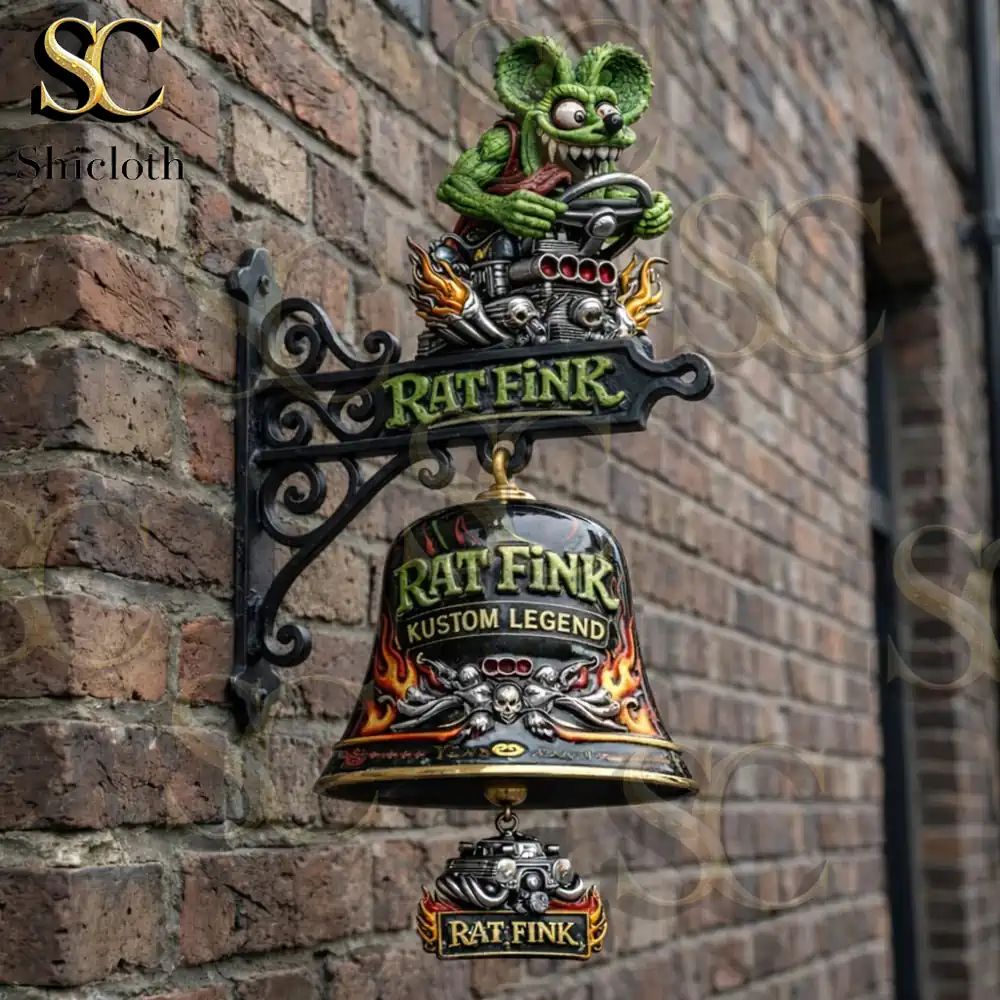 Rat Fink Kustom Legend Commemorative Wall Bell