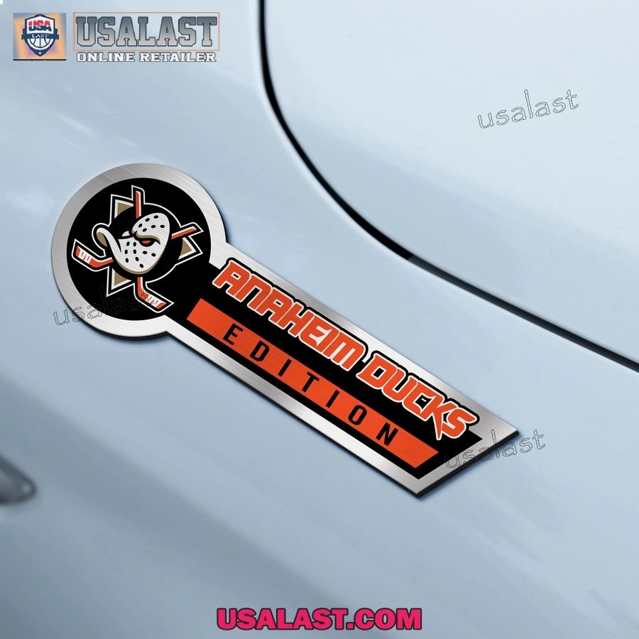 Anaheim Ducks Edition 3D Engraved Car Name Emblem