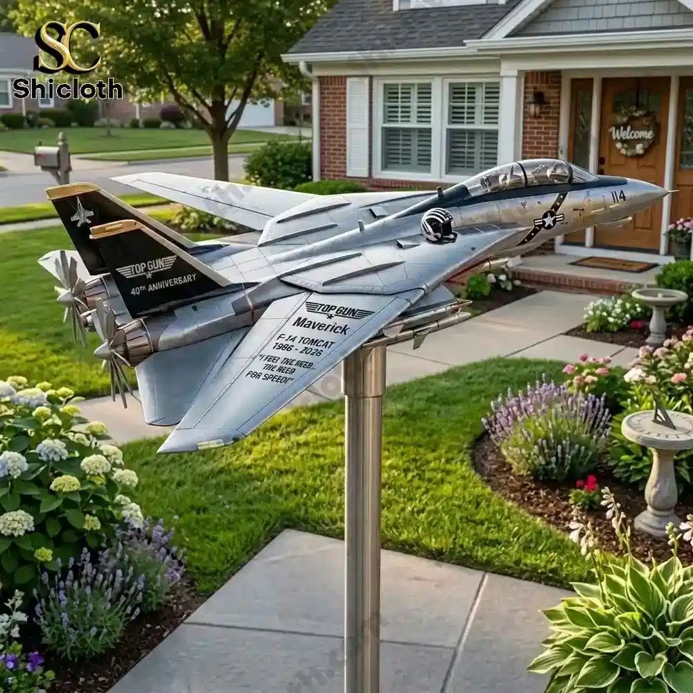 Wind Spinner For Garden Top Gun 40th Anniversary