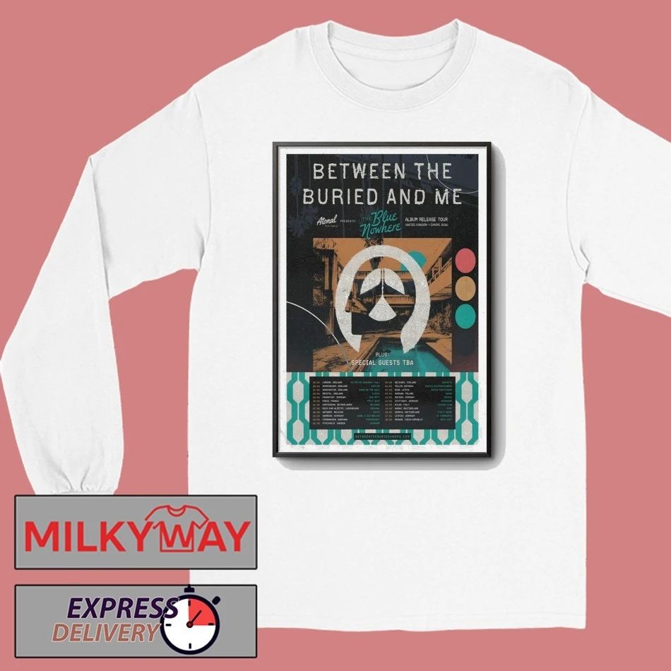 Between the Buried and Me UK Europe Tour 2026 Poster shirt