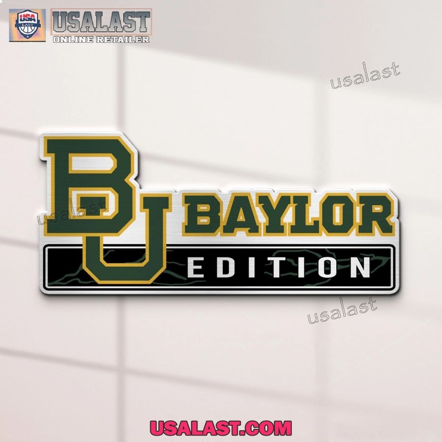 Baylor Bears Edition 3D Car Emblem Badge