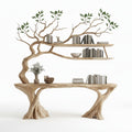 Handcrafted Tree Branch Console Table – Nature-Inspired Entryway Elegance
