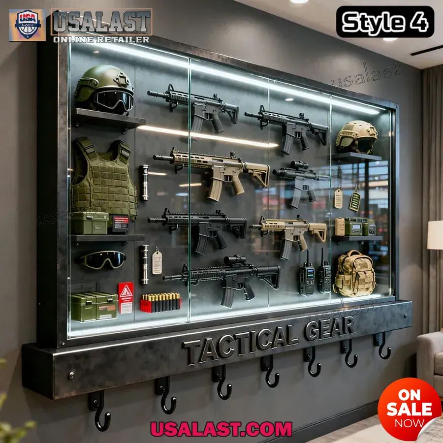 Personalized Weapon And Firearm Equipment Wall Hook