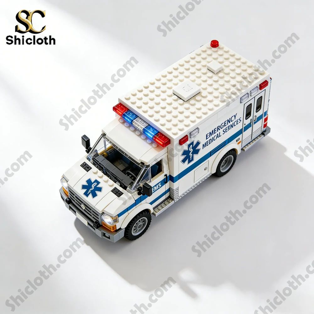 Emergency Rescue Ambulance Brick Set Honor the Heroes Who Save Lives
