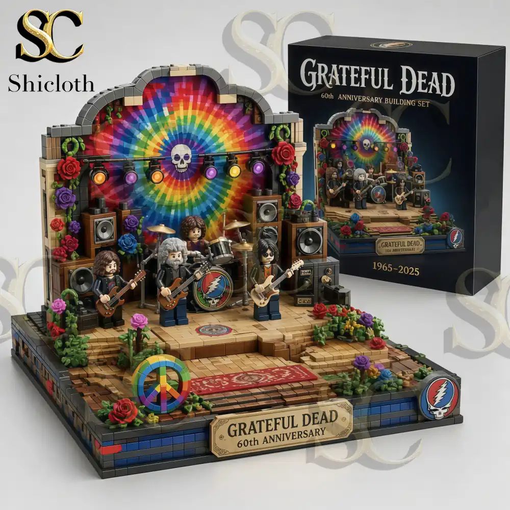 Grateful Dead 60th Anniversary Collection Building Blocks Set
