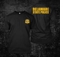 Delaware state Police  -  Custom Men's Back and front T-Shirt Tee