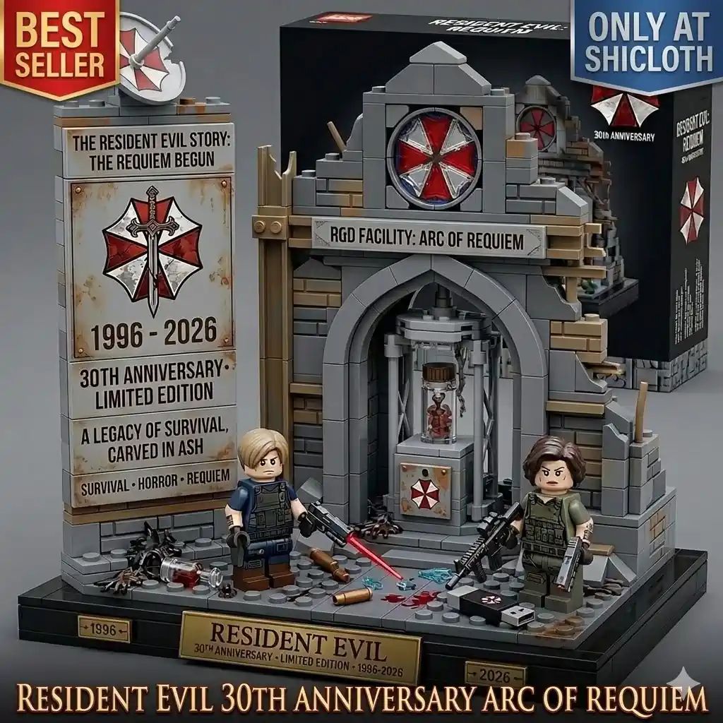 Resident Evil 30Th Anniversary Arc Of Requiem Collectible Brick Set