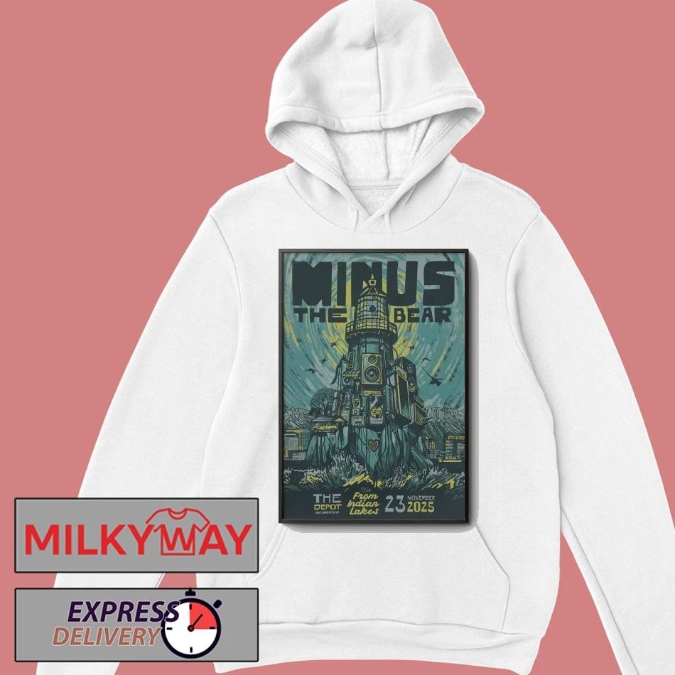 Minus The Bear Nov 23 2025 In Salt Lake City UT Poster shirt