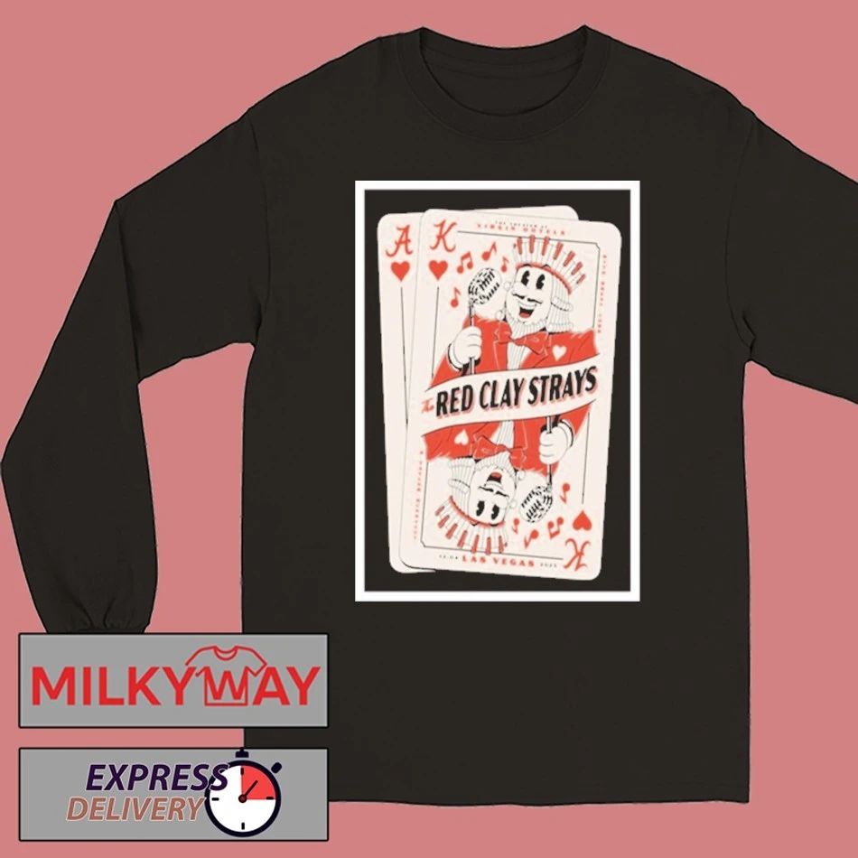 The Red Clay Strays Dec 4 2025 The Theater At Virgin Hotels Las Vegas Poster shirt