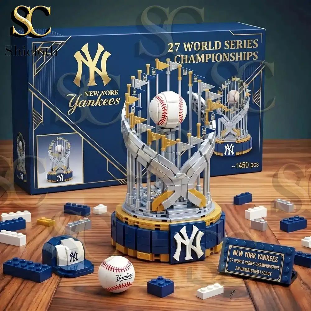 NY Yankees 27 World Series Championships Commemorative Exhibit Building Set