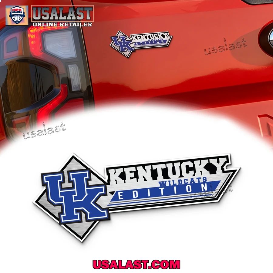 Kentucky Wildcats Edition 3D Car Badge Sticker
